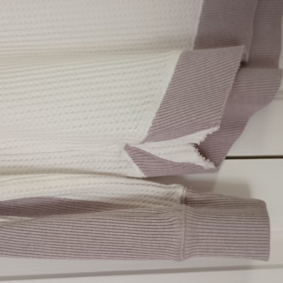 Free People Long Sleeve Waffle Knit Tee - Picture 5 of 9